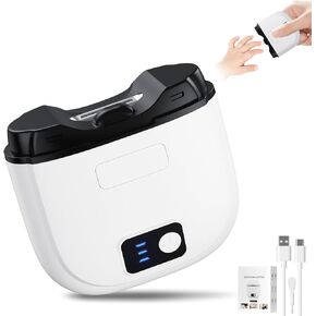 Clipper الأظافر الكهربائية - تقليم الأظافر الأوتوماتيكي مع 3 أوضاع السرعة ، شاشة LCD ، تخزين قصاصات الأظافر و USB القابلة لإعادة الشحن أظافر أظافر للرضع ، والأطفال ، والبالغين ، وكبار السن