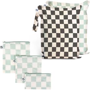Tiny Twinkle Mess-proof Wet Bags and Snack Bags Bundle