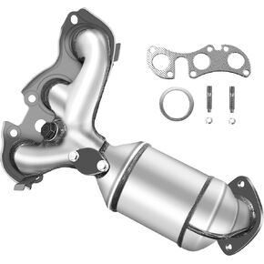 [أمامي يسار] محول حفاز مشعب عادم FortunaFlow متوافق مع Lexus ES300 2002-2003 3.0L، المرجع 16466,641525,674-882 (محول حفاز عالي التدفق متوافق مع وكالة حماية البيئة + بنك 1) in Kuwait