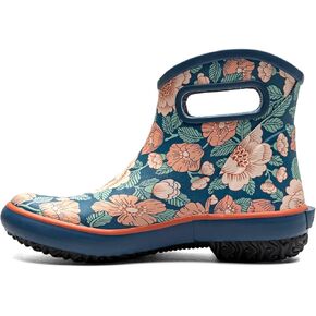 BOGS Women's Patch Ankle Tapestry Floral Rain Boot