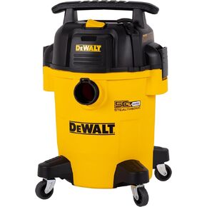 DEWALT 6 Gallon STEALTHSONIC Shop Vacuum Wet and Dry DXV06PL-QT, Ultra Quiet 4 Peak HP Wet Dry Vac for Jobsite & Workshop