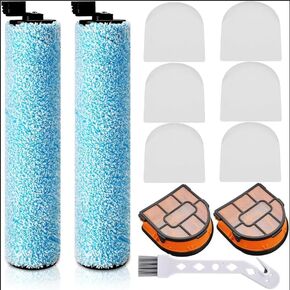 LOTIN Brush Roller and Filter Replacement For Shark HydroVac MessMaster Wet Dry Vacuum Cleaner WD161 WD261 AW261