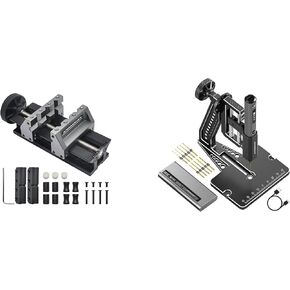 AM ARROWMAX 4-Speed Mini Electric Drill Pen With Benchtop Press & AM ARROWMAX Precision Double-Ended Mini Bench Vise