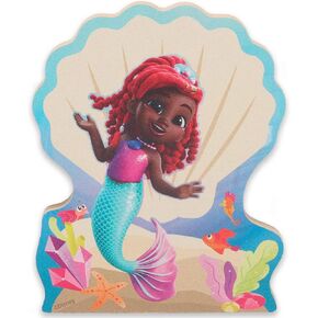 Disney Wish Star Shelf Sitter Decor - Adorable Star Wood Block Cutout - Wish Decoration for Home