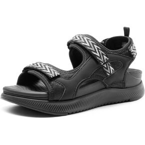 DREAM PAIRS Women's Walking Sandals Arch Support Orthopedic Recovery Hiking Sandals Thick Athletic Cushion Adjustable Strap for Plantar Fasciitis