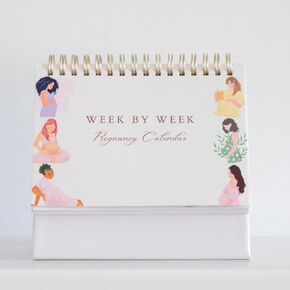 Mulberry Lane Co. Faith-Filled Weekly Pregnancy Milestone Calendar – Pregnancy Must Haves, First-Time Mom Essentials, Monthly Baby Tracker with Scripture, Pregnancy Gifts for Expecting Moms