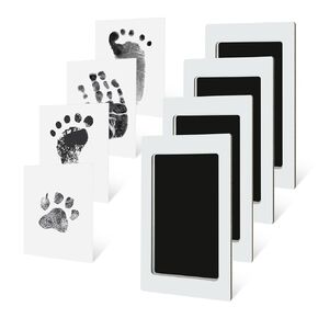 PandaEar 4 Pack Inkless Baby Hand and Footprint Kit, Clean Touch Ink Pad Kit for Newborn and Pets, Dog Paw & Nose Print Kit