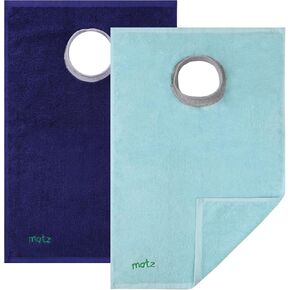 MATZ Terry Towel Slip On Baby & Toddler Bibs | Full Coverage | Ultra Absorbent 100% Cotton | Soft Ribbed Neck