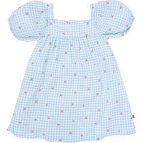 Modern Moments by Gerber Baby Girls' Dress with Puff Sleeves