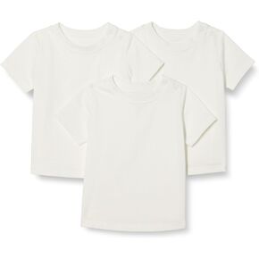 Amazon Essentials Unisex Toddlers and Babies' Short Sleeve T-Shirts, Pack of 3