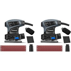 Hammerhead 2.0-Amp 1/4 Sheet Palm Sander with 12pcs Sandpaper– HAPS020 (Pack of 2)