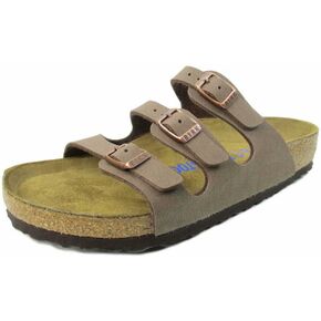 Birkenstock Women's Florida Soft Cork Footbed Sandal Mocha 40 Medium EU