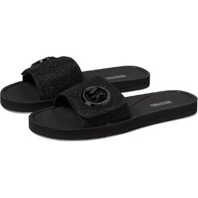 مايكل كورس للسيدات MK Charm Slide Berkley Mid-Heel Sandal