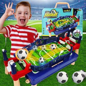 Football Table Interactive Game Soccer Games Table Foosball Table for Boy Adults Kids Family Game Night Fun Mini Foosball Indoor Outdoor Party Games Toys Gifts