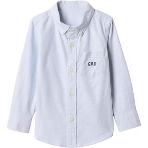GAP Baby Boys' Logo Oxford Button-Down