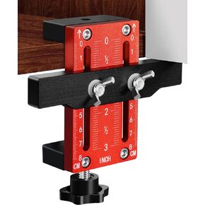 Cabinet Door Mounting Jig, Cabinet Door Installation Positioner for Easy Door Support and Alignment, Cabinet Installation Tool for Mount Hinges, Cabinet Hardware Hinge Jig Clamps Up to 2 3/8"
