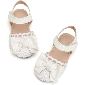 Toddler Girls Sandals Closed Toe Dress Flat Shoes Summer Sandals for Baby Little Kids Girl