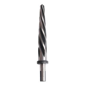 3/4" Reamer Bit, 3/4" M2 HSS Taper Chucking Reamer Fit 1/2" Round Shank Construction Reamer Drill Bit Bridge Also for Wood Alloy Steel Metal Align The existing Hole and Expand The Reamer