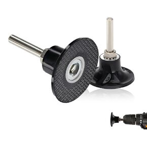 2 Pack 2 Inch Sanding Discs Holder Roll Lock Disc Pad Holder Adapter with 1/4" Shank for Die Grinder Accessories Power Drill Driver Polishing Sanding