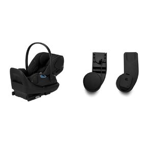 Cybex Cloud G Infant Car Seat with Anti-Rebound Base, Linear Impact Protection, Full Recline, Extending Leg Rest, and Gazelle S Stroller Adapter