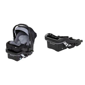 Baby Trend Secure-Lift 35 Infant Car Seat, Dash Black & EZ-Lift™ 35 Plus Infant Car Seat Base,Black