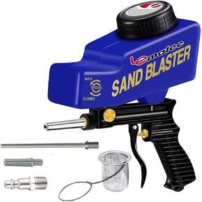Le Lematec Soda Blaster and Sandblaster Long Nozzle Attachment Bundle