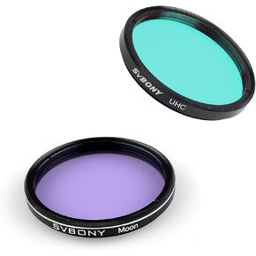 SVBONY 2 inches Moon Telescope Filter Bundle with 2 inches UHC Filter