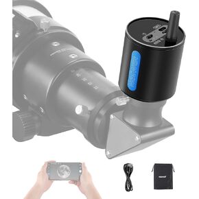 NEEWER 1.25" Electronic Telescope Eyepiece with WiFi Hotspot, App Control, USB C 2MP 1080P Guiding Camera for Astrophotography Skywatching Birdwatching Astronomical Observation, LS-T22