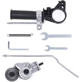 Multipurpose Electric Drill Attachment Accessory Durable for Metal Plates,Portable Double Headed Sheet Metal Nibbler Cutter
