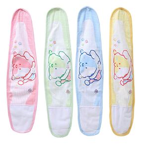 4pcs De El Guard Boys Fajeros Protection Loss Peso Essentials Umbilical Yellow Bellyband Wrap Sillas Button Newborn Bebes Girls Band para Protector Belts Must for Bands