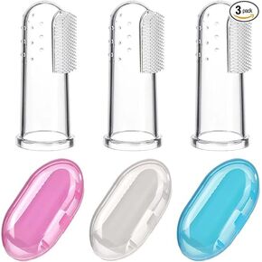 Baby Finger Toothbrush Set, Assorted Colors