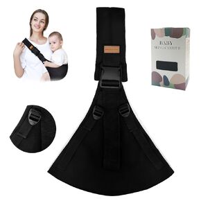 Toddler Carrier,Baby Sling Carrier,Upgraded 2025 Baby Sling with 4 Adjustable Straps(10-30lbs),One Size Fits All(Black)