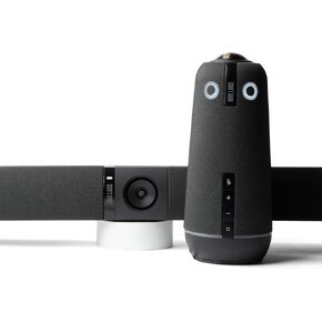 Meeting Owl 4+ and Owl Bar Bundle — Intelligent 360-Degree 4K Video Multi-Camera Conferencing Bundle (Automatic Speaker Focus, Smart Camera Switching, Wireless Pairing)