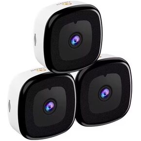 3MP 2K Window Camera,2.4GHz & 5GHz WiFi Indoor Cameras for Home Security with ChroMax Al Color Night Vision,Person & Motion Detection,24/7 Recording,Easy & Quick Install(3pcs)