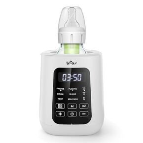 Baby Bottle Warmer, Milk Warmer Breastmilk Bag Formula Fast Warming for New Born Baby Bottles, 6 Oz with Time Temp Control Automatic Shut Off at Home Use