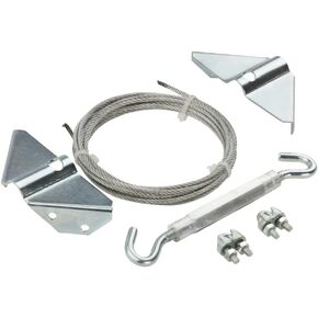 National Hardware N192-211 Anti-Sag Gate Kit, For Exterior Use, Coated with WeatherGuard Protection, Zinc-Plated