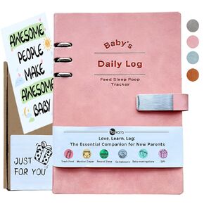 Baby Daily Log Book للآباء الجدد - 2025 أساسيات التغذية حديثي الولادة لكل من تغذية الرضع المنفردة والتوأم ، والنوم ، ومخطط الأطفال للآباء والأمهات الجدد - سجل تغذية الأطفال A5 Blue
