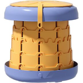 NAJMECHOY PVC Portable Potty, Children's Foldable Toilet, Baby Travel Urinal (Yellow)