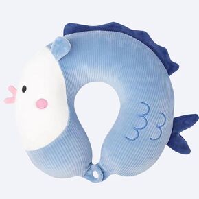 MOOB Kids Travel Pillow, Kids Head Neck & Chin Support U Shape Pillows, Travel Sleeping Essentials, Perfect for Car Airplane