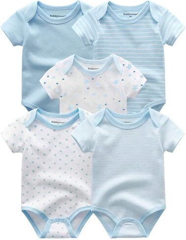 Kiddiezoom Unisex Newborn Baby Short-Sleeve Bodysuit Baby Layette Essentials Giftset Clothing Set in Saudi Arabia