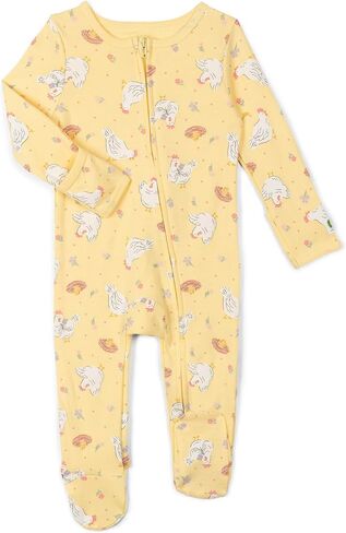 John Deere Farm Animals Tractors Baby Ribbed Zip Up Sleep N' Play Newborn to Infant Sizes (Newborn - 24 Months) in Saudi Arabia
