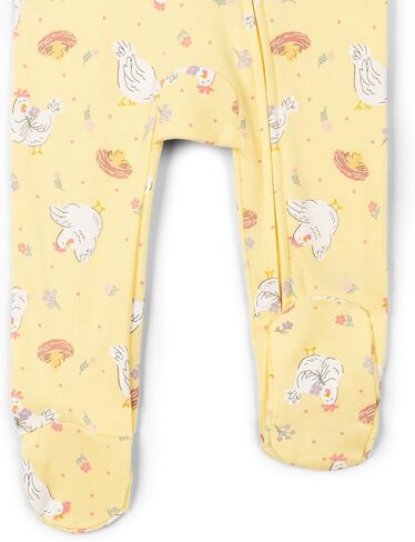 John Deere Farm Animals Tractors Baby Ribbed Zip Up Sleep N' Play Newborn to Infant Sizes (Newborn - 24 Months) in Saudi Arabia