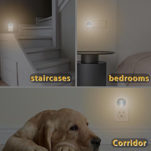 Pink Mermaid Night Light, Cute Cartoon Mermaid Night Lights Plug in Auto Sensor Lamp Dusk to Dawn for Boys Girls Seniors Elderly in Saudi Arabia