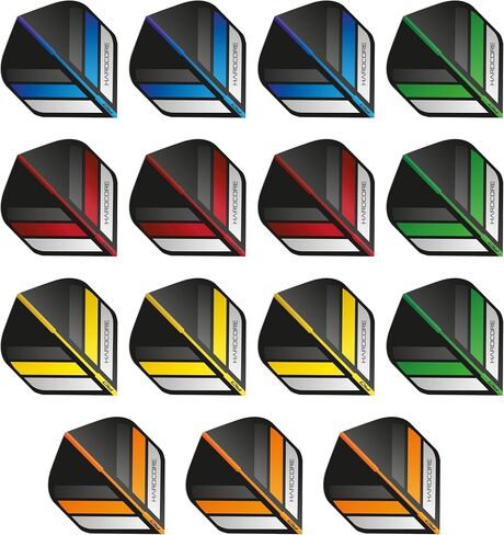 RED DRAGON Hardcore Selection Pack Extra Thick Standard Dart Flights in Saudi Arabia