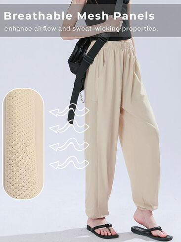 Enfants Chéris Girls Summer Baggy Harem Pants with Pockets Lightweight Quick Dry Sweatpants in Saudi Arabia