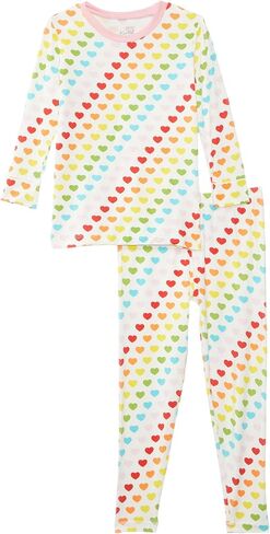 KicKee Pants Baby Girls' Print Long Sleeve Pajama Set (Toddler/Little Big Kids) in Saudi Arabia