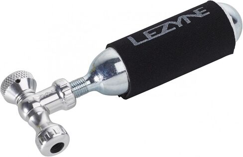 منفاخ إطارات الدراجة من Lezyne Control Drive CO2، الرأس فقط، الطريق، الجبل، مجموعة مسطحة لدراجة الحصى، ثاني أكسيد الكربون الملولب، صمام بريستا أو شريدر، أزرق in Saudi Arabia