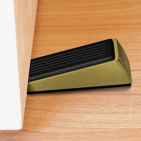 الأجهزة المعمارية - سدادة باب من الزنك شديدة التحمل مع مقابض مطاطية مضادة للجرجر - سدادات أبواب إسفينية معدنية ومطاطية لأسفل الباب - سدادات أبواب حديثة - إسفين باب مربى مانع للباب in Kuwait