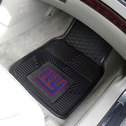 FANMATS 10838 New York Giants Heavy Duty Vinyl Cargo Mat 31"x31", All Weather Trunk Mat, Trunk Protection in Saudi Arabia