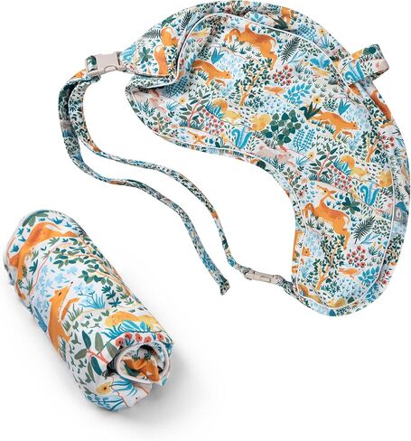 Boppy Uplift Nursing Pillow Cover, Colorful Forest Animals, Single Cover, Easy-On Slipcover with Soft 100% Polyester Microfiber Fabric for The Uplift Nursing Pillow Designed to Help Reduce Spit-Ups in Saudi Arabia